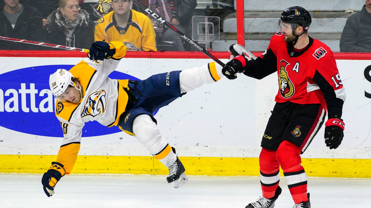 Chabot scores in OT, Senators recover to beat Predators 4-3