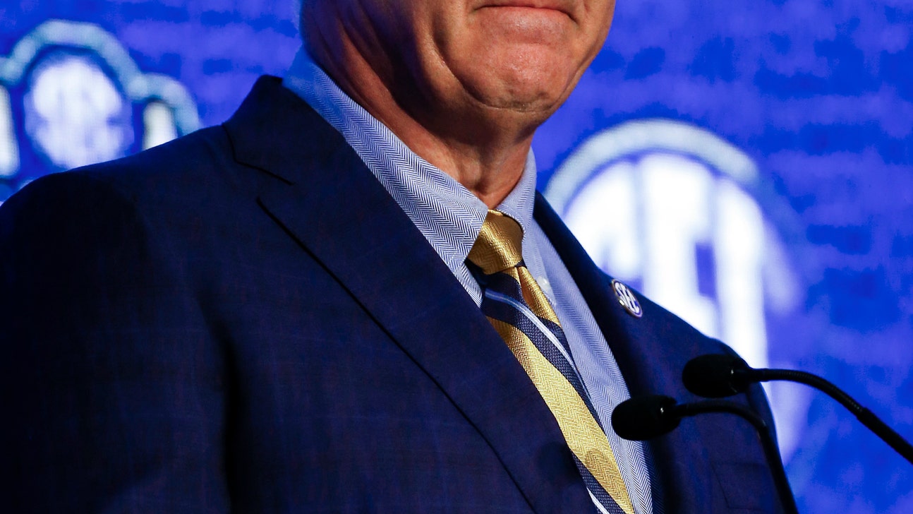 The Latest: Ed Orgeron, LSU facing championship expectations