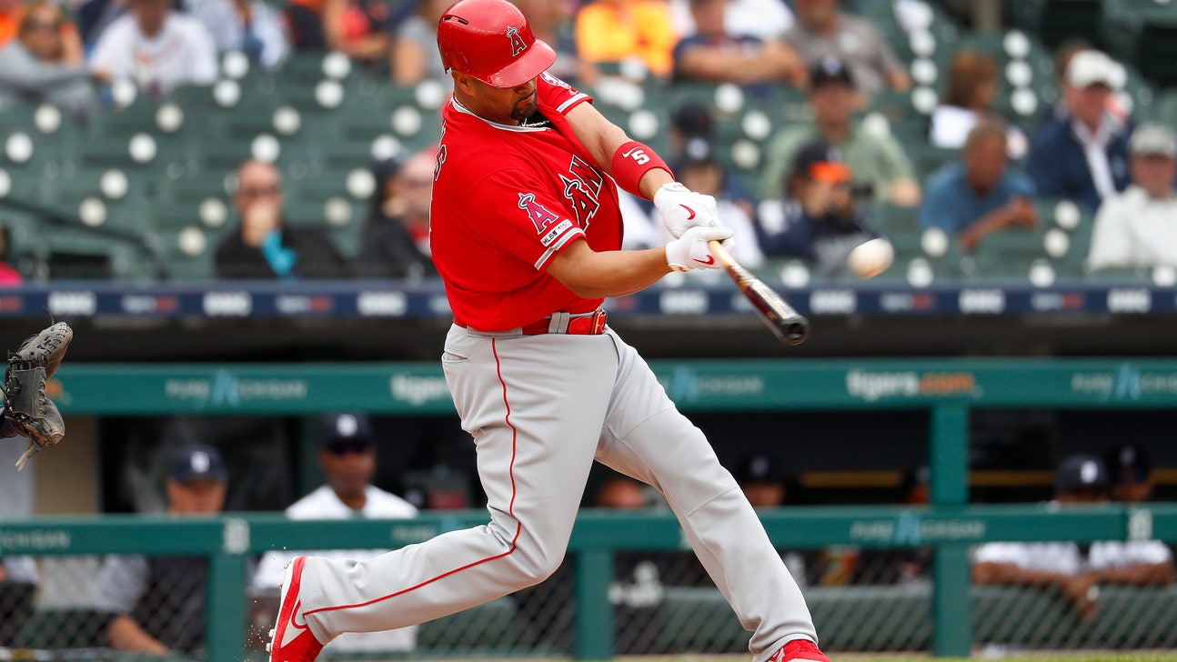Albert Pujols reaches 2,000 RBIs and Angels rout Tigers 13-0