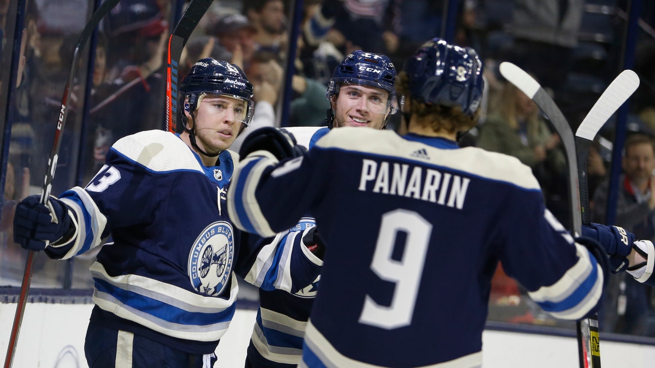 Atkinson scores twice to power Blue Jackets past Flyers 6-3