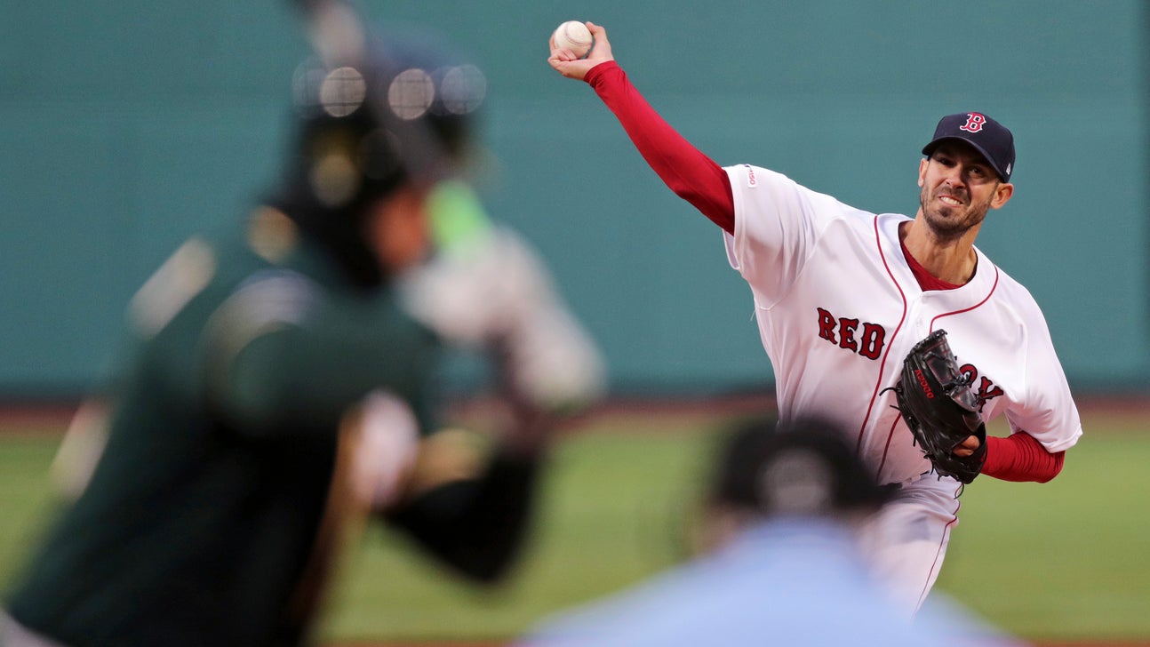 Porcello pitches 8 shutout innings, Red Sox beat A’s 5-1
