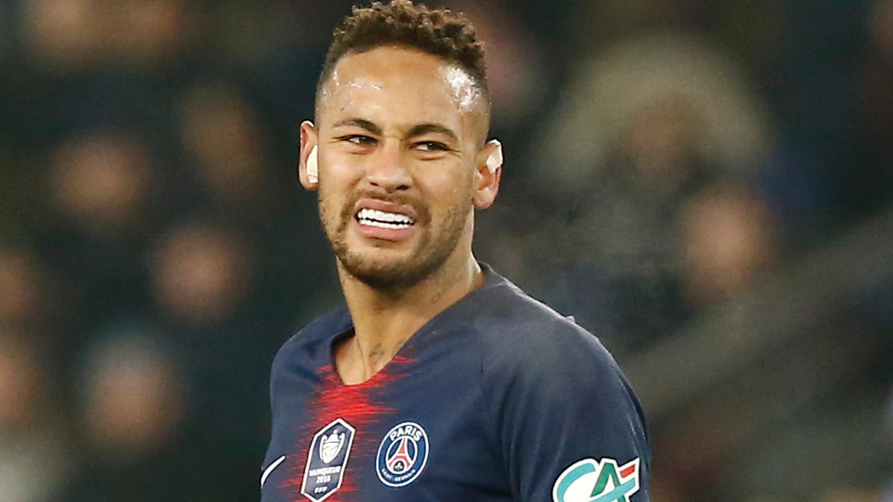 PSG coach says too early to know how long Neymar is out for