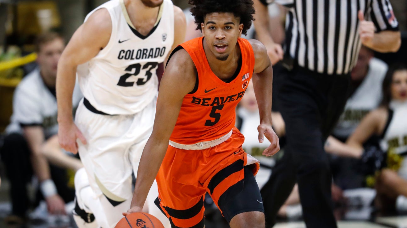 Beavers pull away late to beat Colorado, 76-74