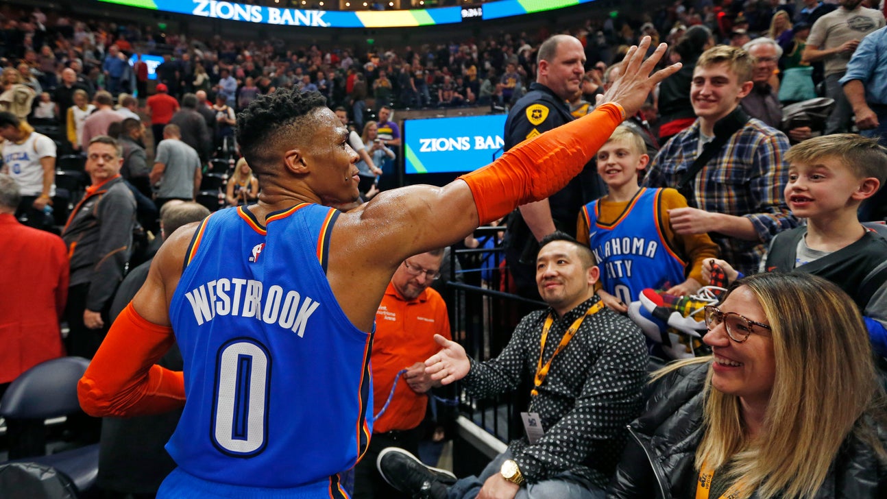 Westbrook has verbal altercation with Jazz fans