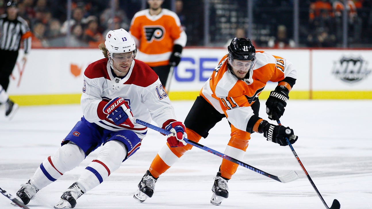Sean Couturier scores in OT, Flyers beat Canadiens 3-2
