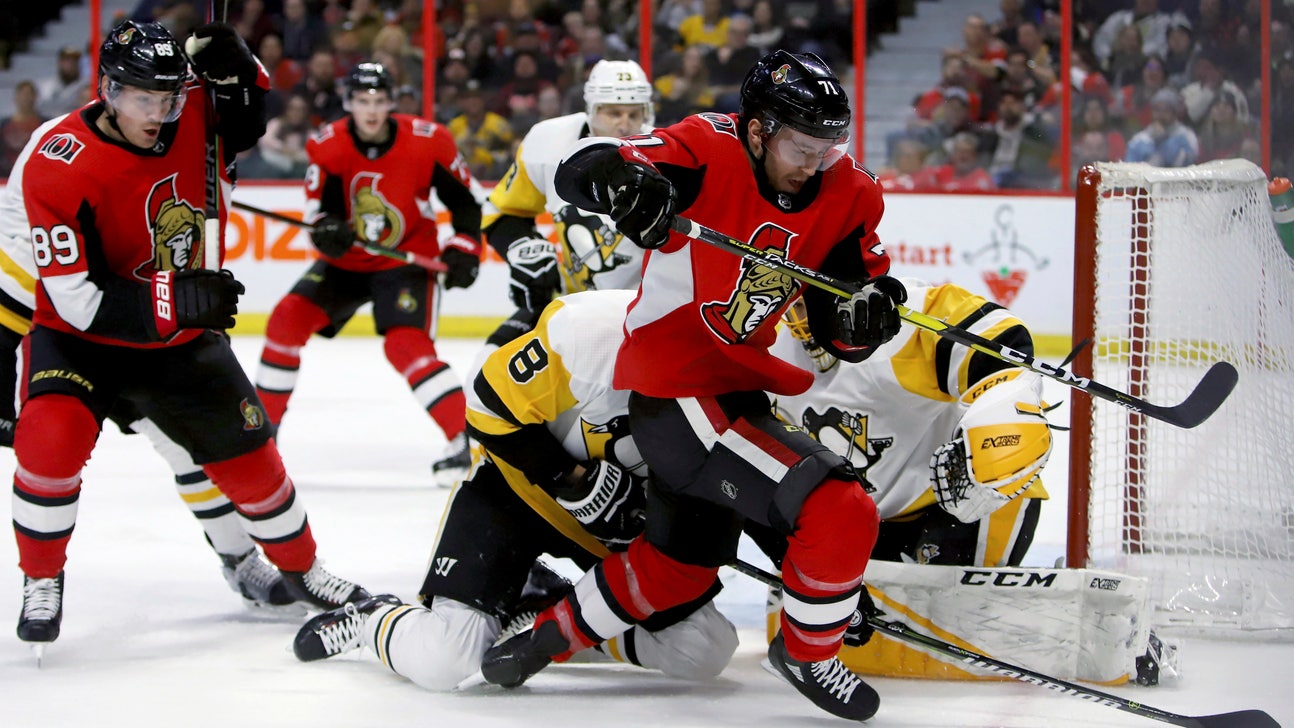 Dzingel scores in overtime, Senators beat Penguins 2-1