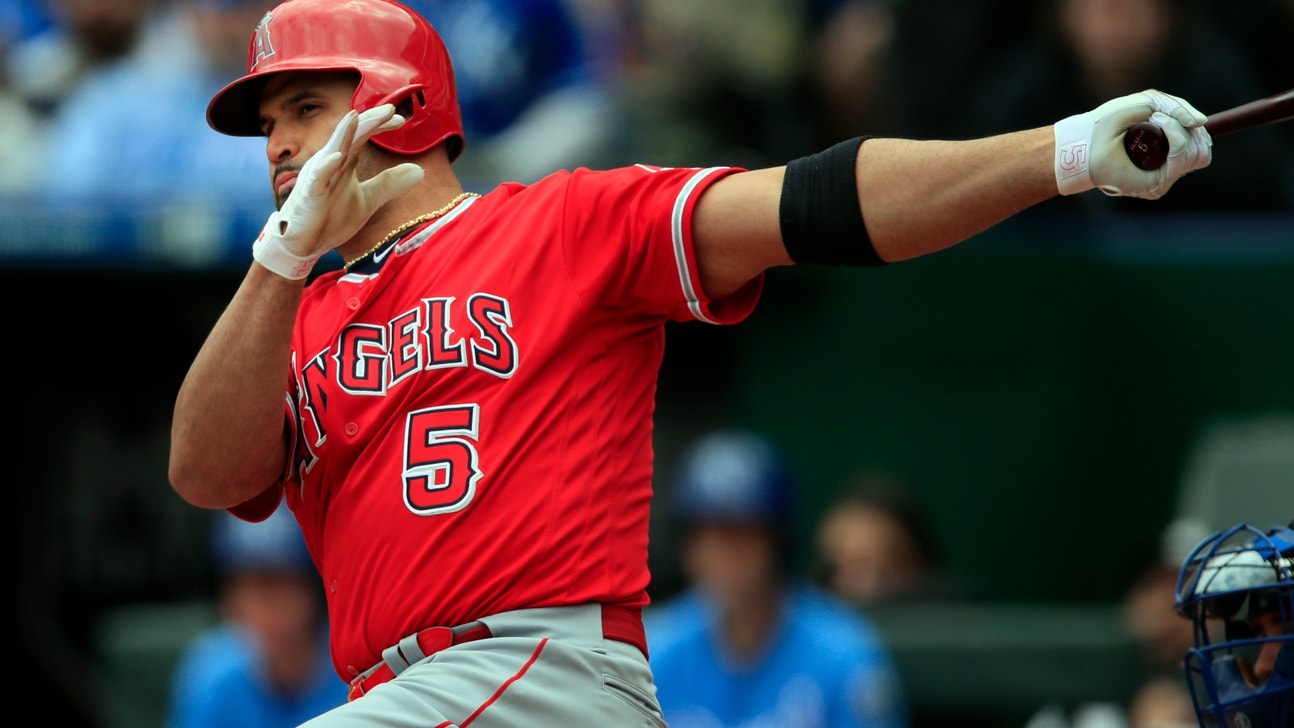 Pujols passes Bonds for 3rd in RBIs as Angels top Royals 7-3