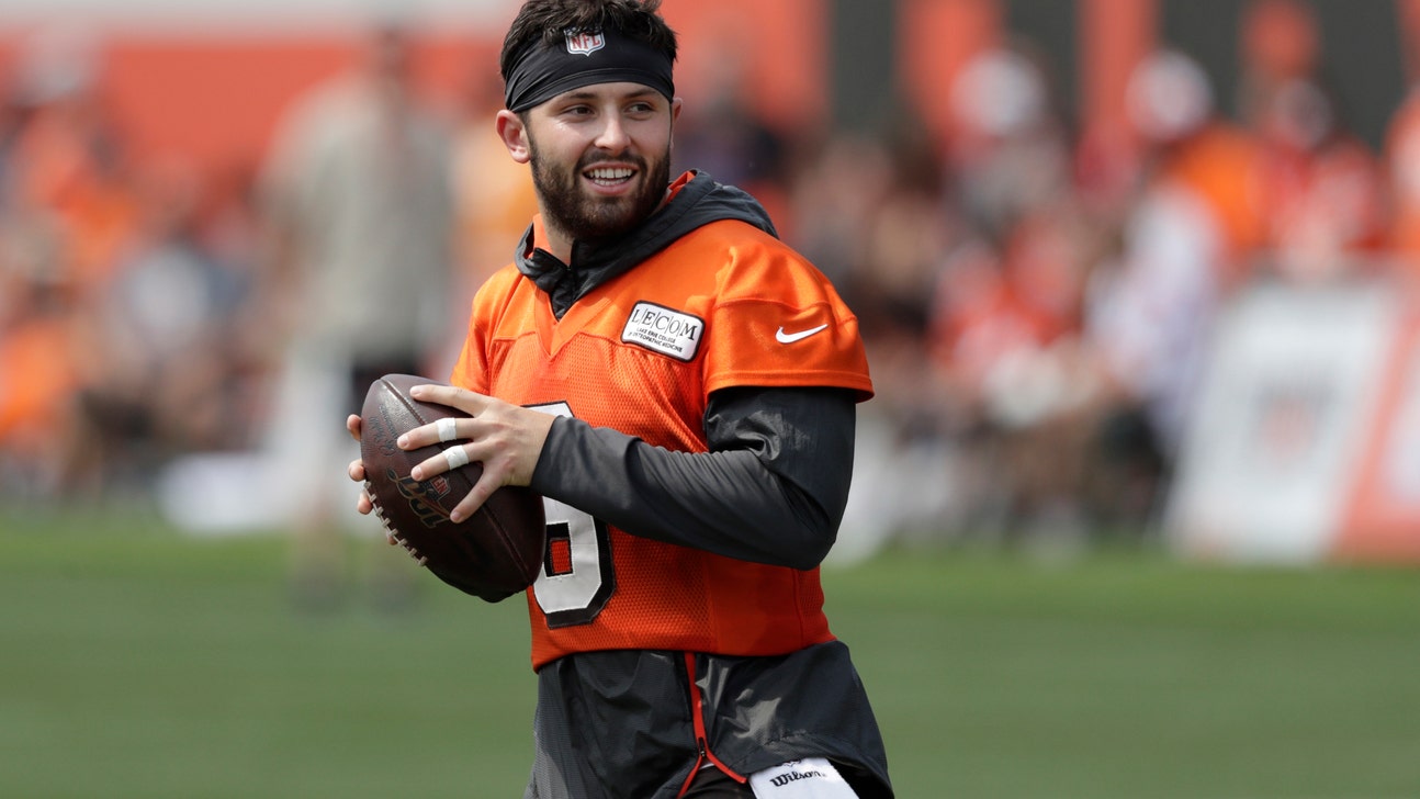 Beer chaser: Mayfield endorses sports drink after brew chug