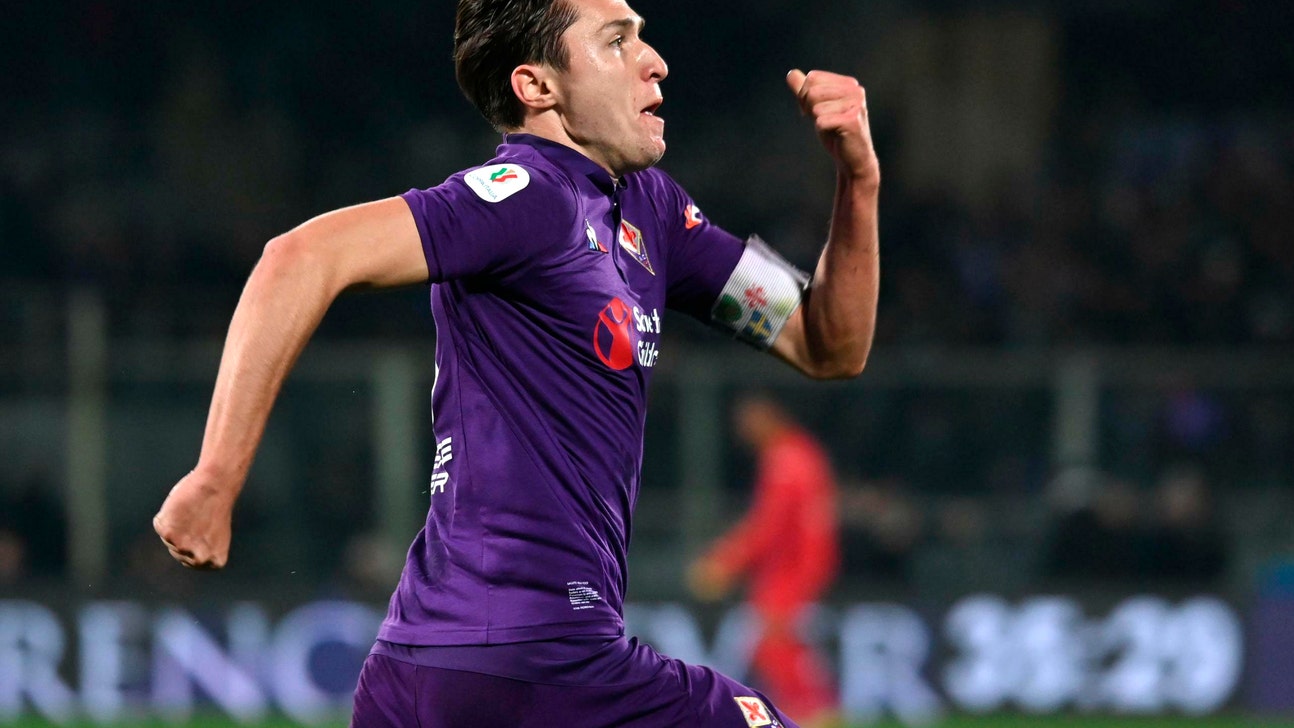 Fiorentina draws 3-3 in 1st leg of Italian Cup semifinals