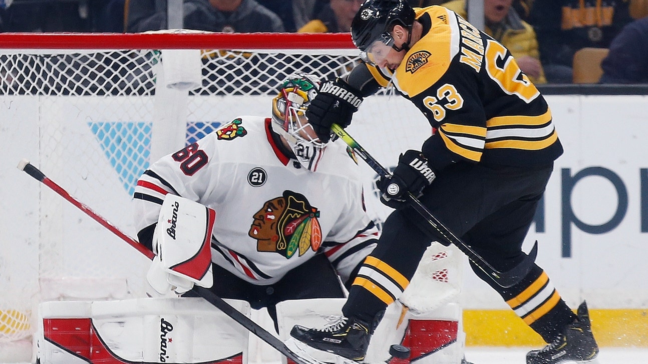 Bruins beat Chicago 6-3, snap Blackhawks’ 7-game win streak