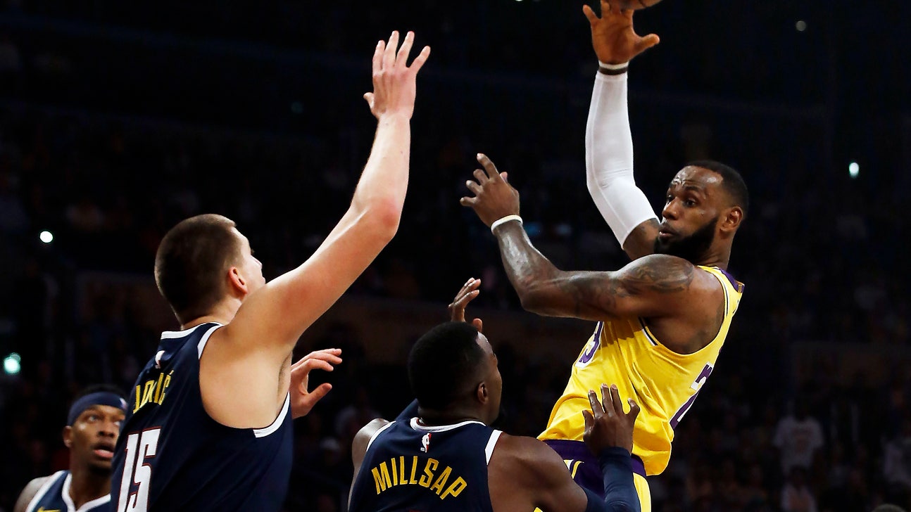 LeBron’s triple-double leads Lakers past Nuggets 121-114