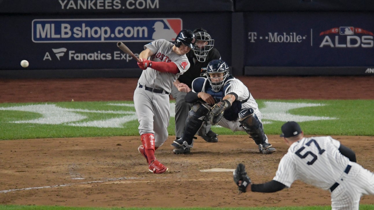 Holt 1st with postseason cycle, Red Sox rout Yankees 16-1