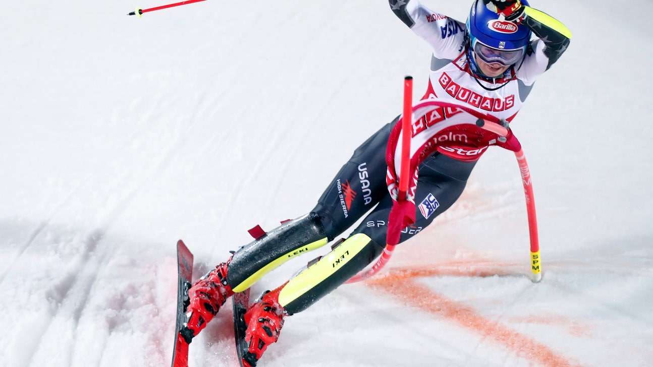 Shiffrin wins city event, locks up World Cup slalom title