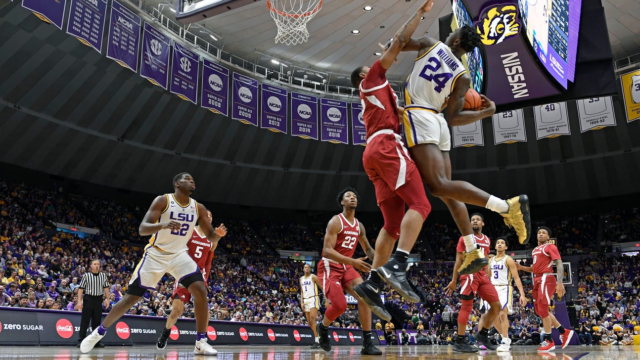 Jones’ late basket lefts Arkansas over No. 19 LSU, 90-89