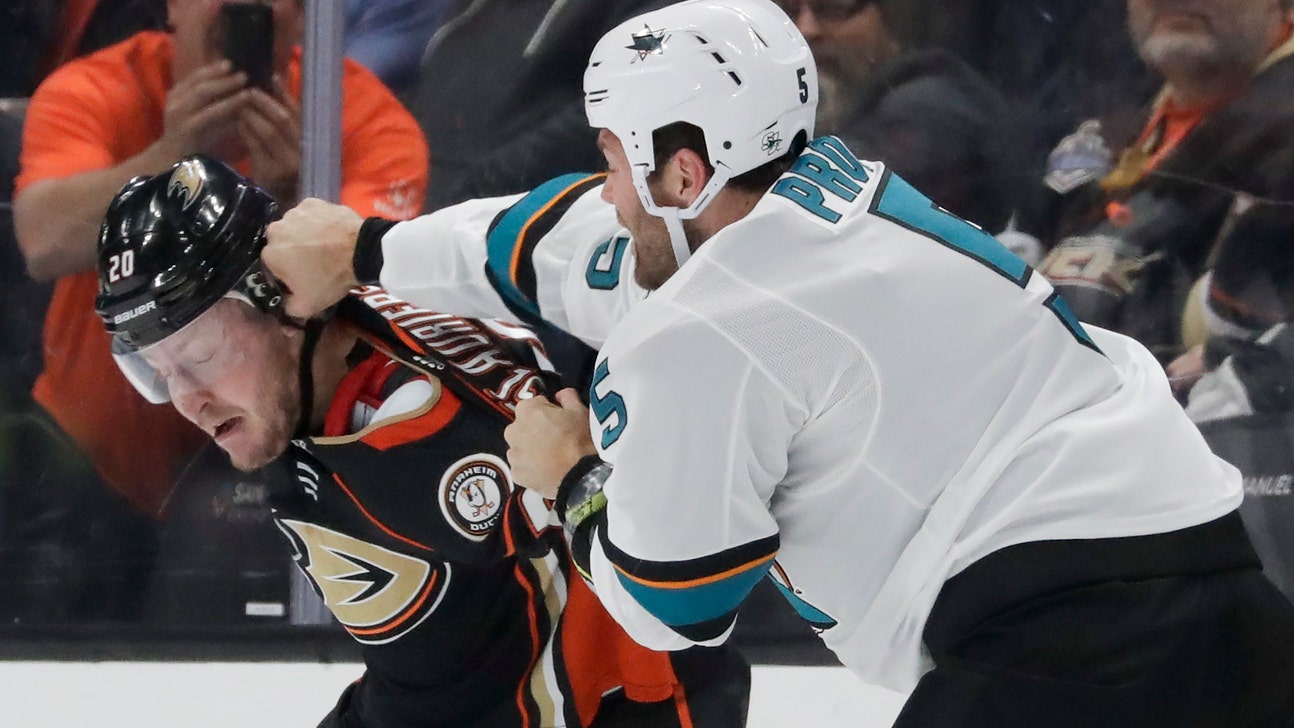 Burns, Kane help Sharks beat Ducks for 5th straight win