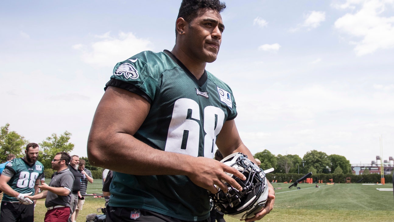 Too big for rugby, Eagles tackle Mailata is ready for NFL
