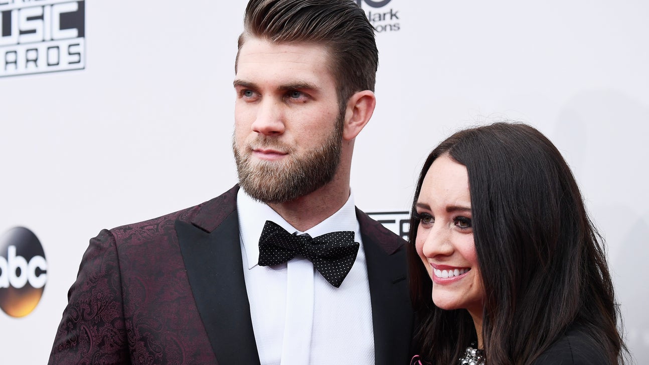 Bryce Harper married his longtime girlfriend Kayla Varner this weekend (Photos)