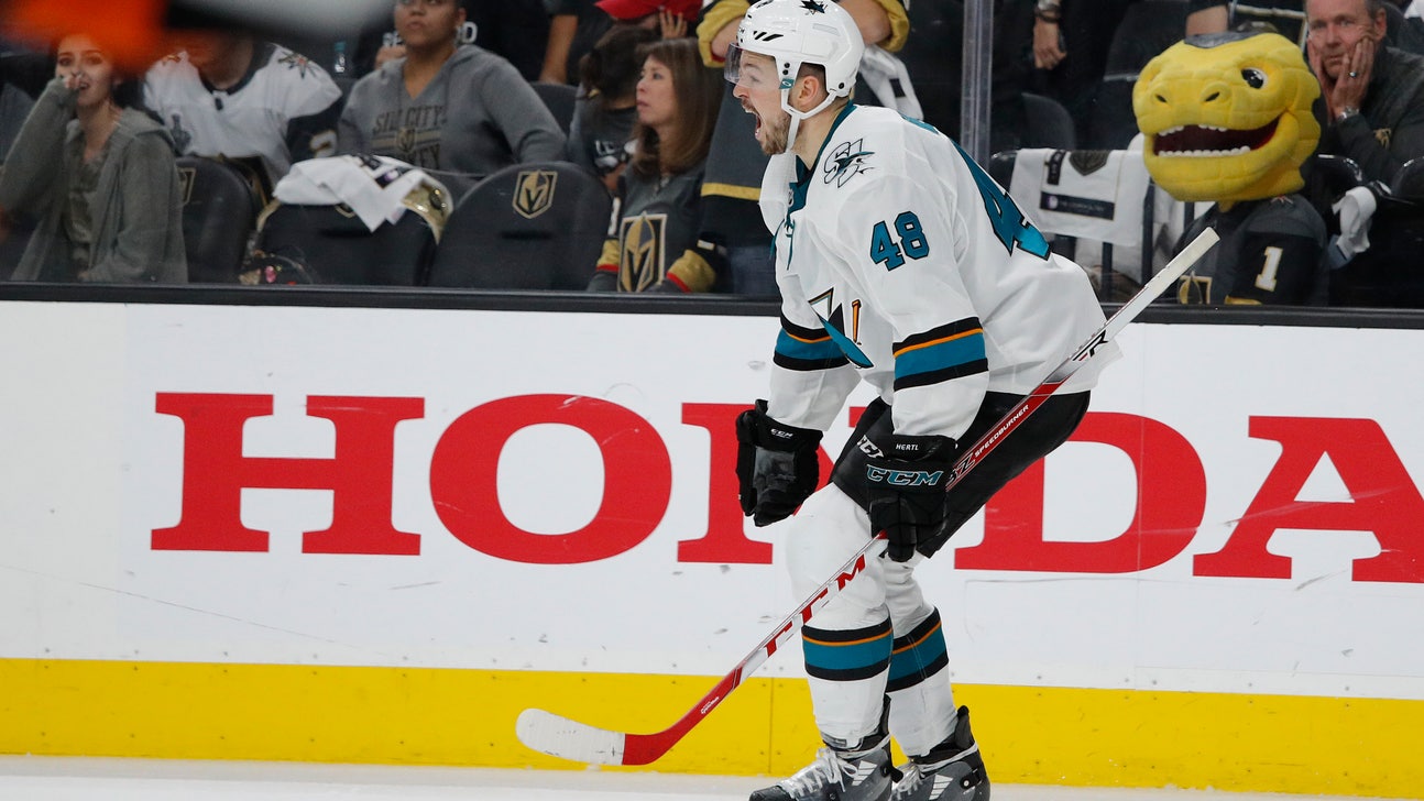 Hertl scores in 20T, Sharks beat Vegas 2-1 to force Game 7
