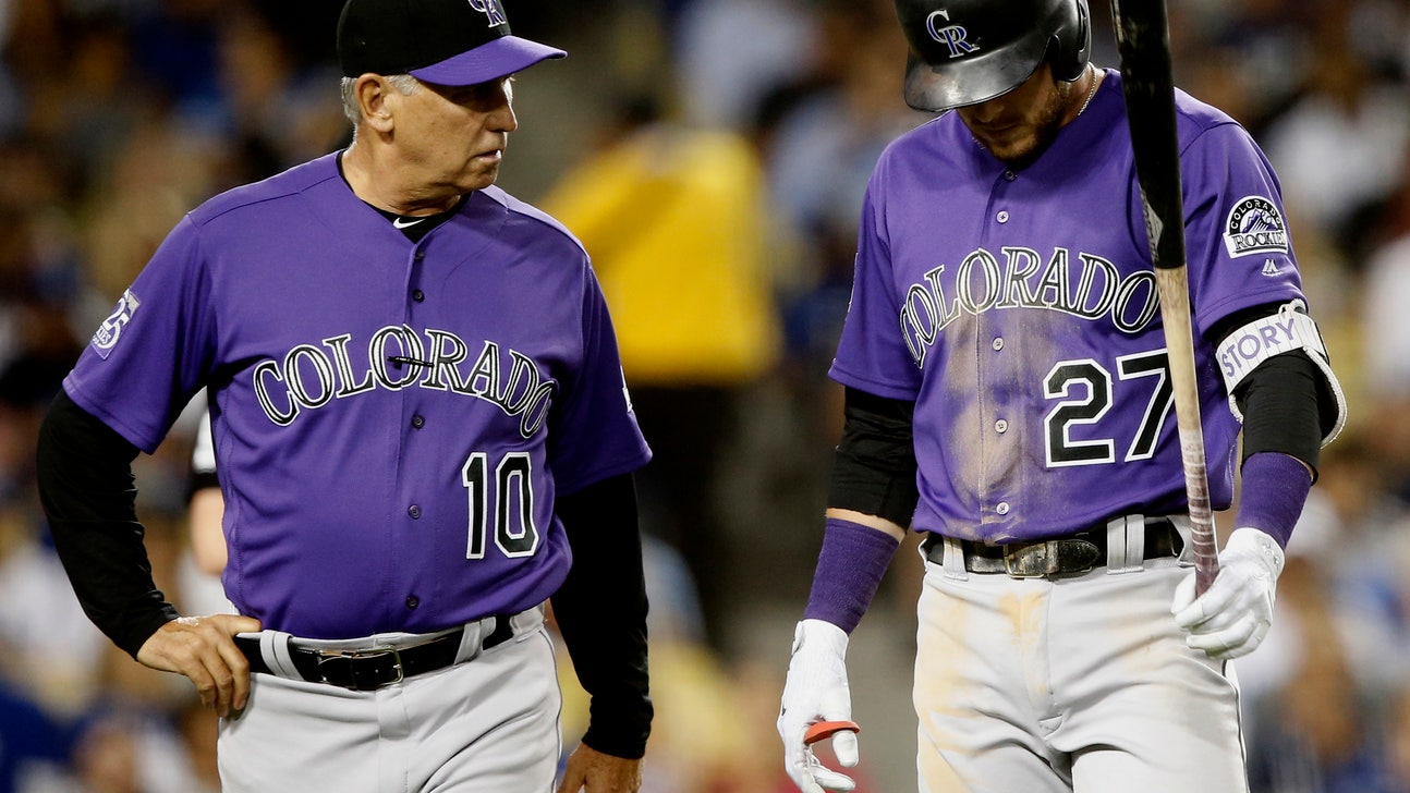 Rockies’ Trevor Story leaves with injury vs Dodgers