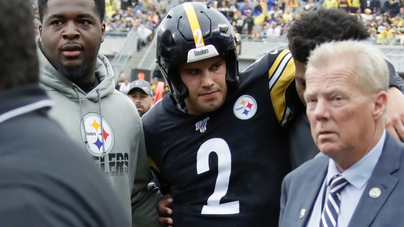 Steelers QB Mason Rudolph leaves with concussion