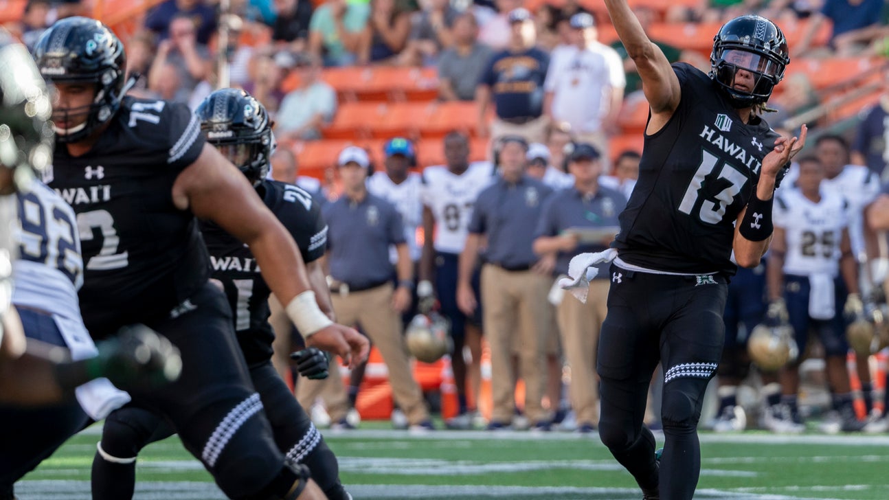 McDonald’s 6 TD passes help Hawaii beat Navy 59-41