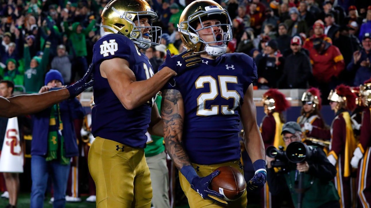 No. 9 Irish ride Jones' 176 yards to 30-27 victory over USC