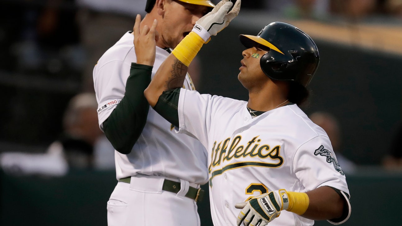 Davis, Semien hit 2-run homers as A's beat Yankees 6-4
