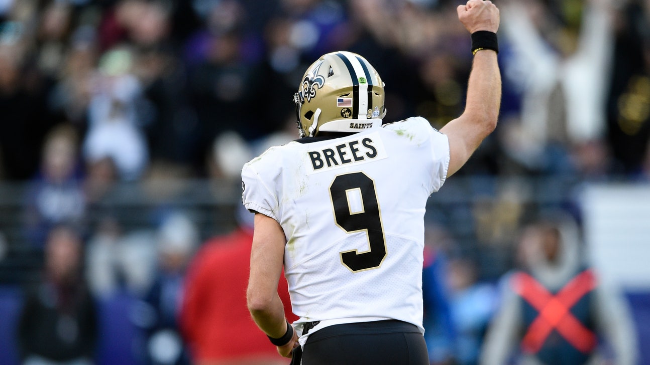 Brees comeback, missed XP gets Saints past Ravens 24-23