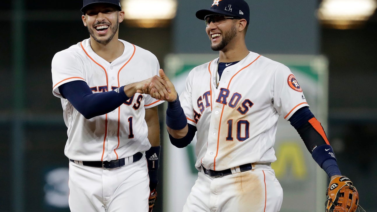LEADING OFF: Springer back for Astros vs A's; Puig suspended