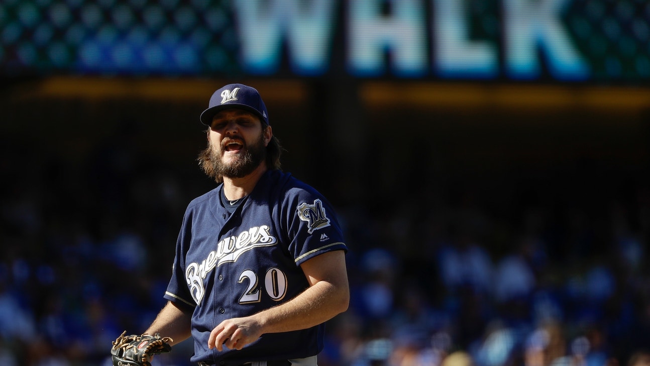 Brewers pull Wade Miley after 1 batter in Game 5 subterfuge