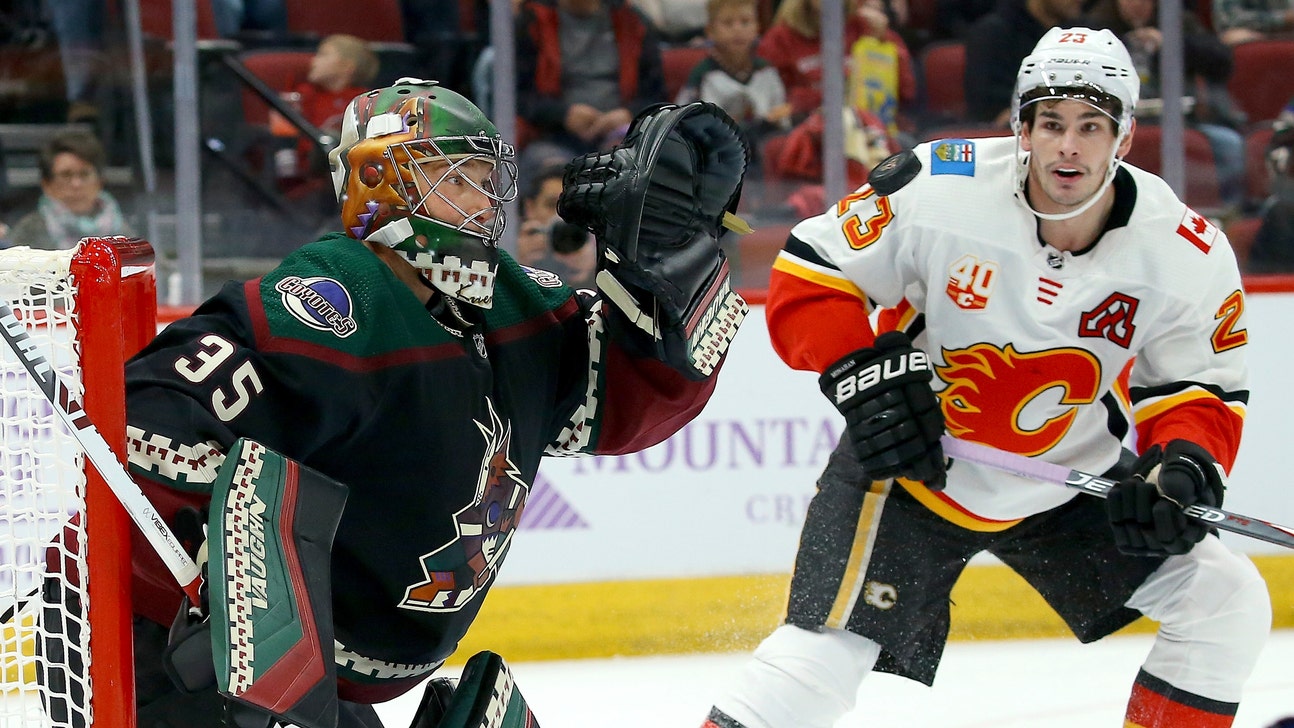 Kuemper records shutout, Coyotes beat Flames 3-0