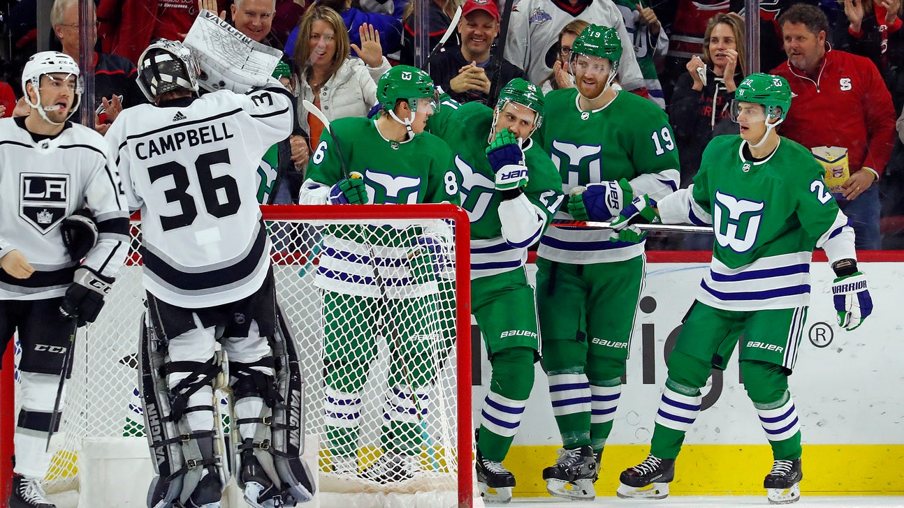 Hurricanes shut out Kings 2-0 behind Reimer's 41 saves