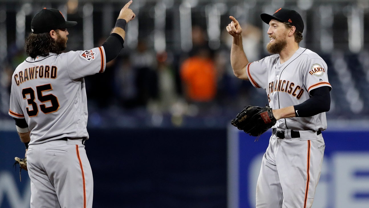 Shaw’s 2-run single lifts Giants over last-place Padres, 5-4