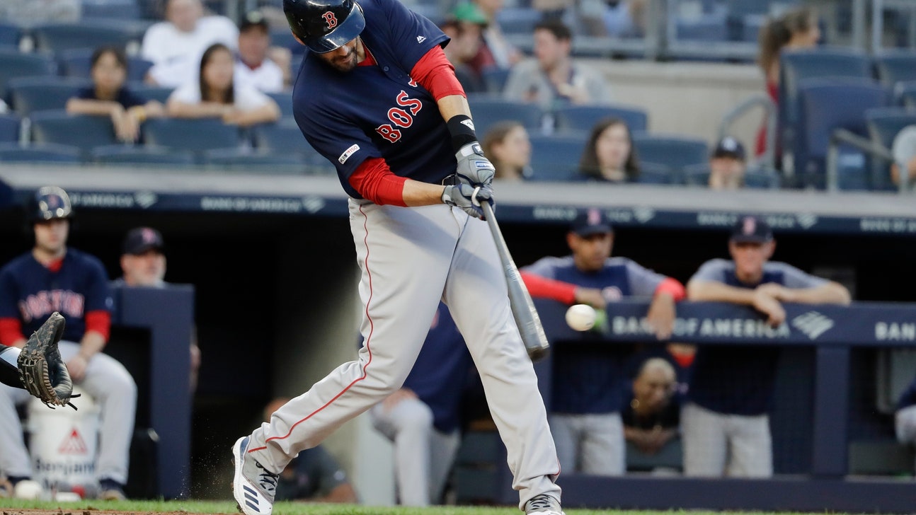 Red Sox slugger Martinez scratched with back tightness