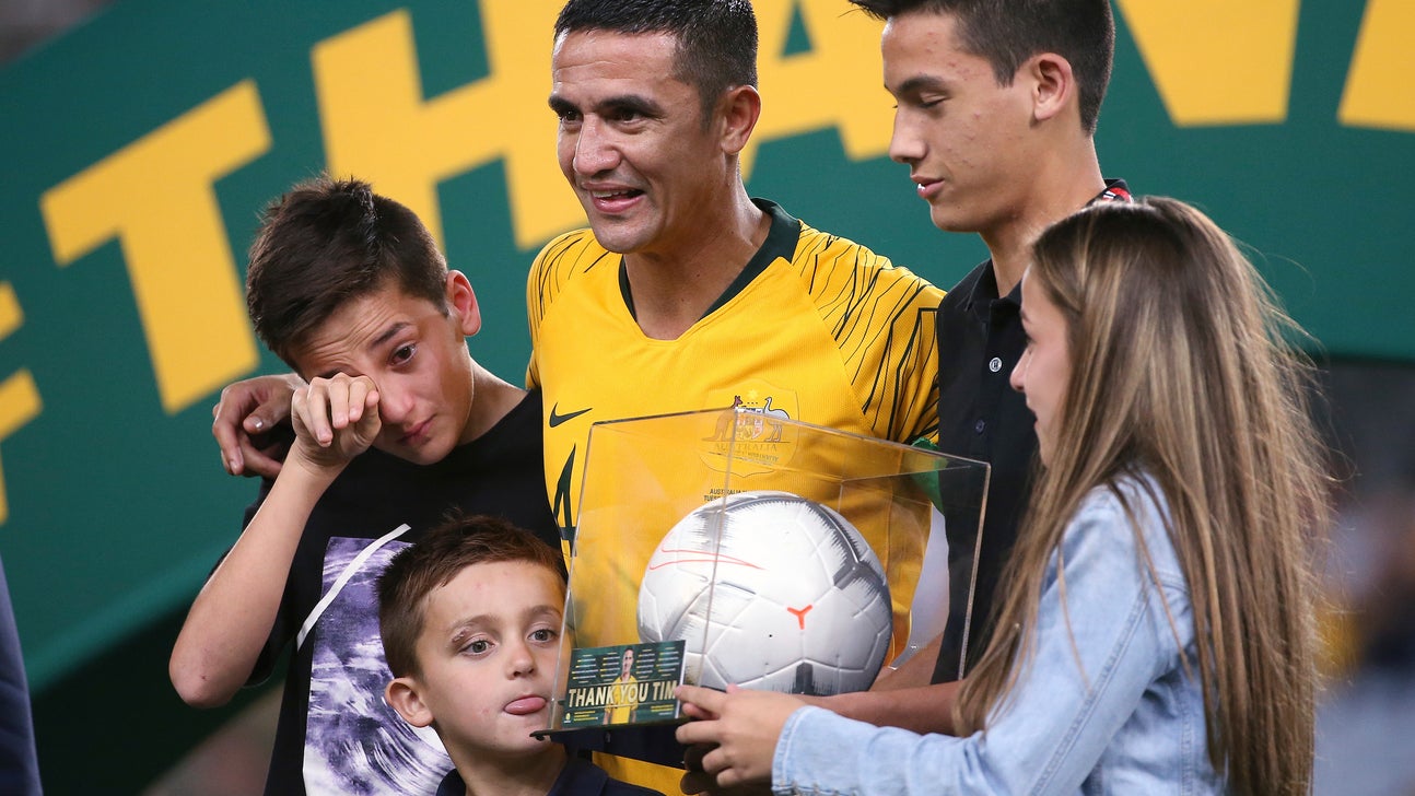 Cahill international career ends with a win for Australia