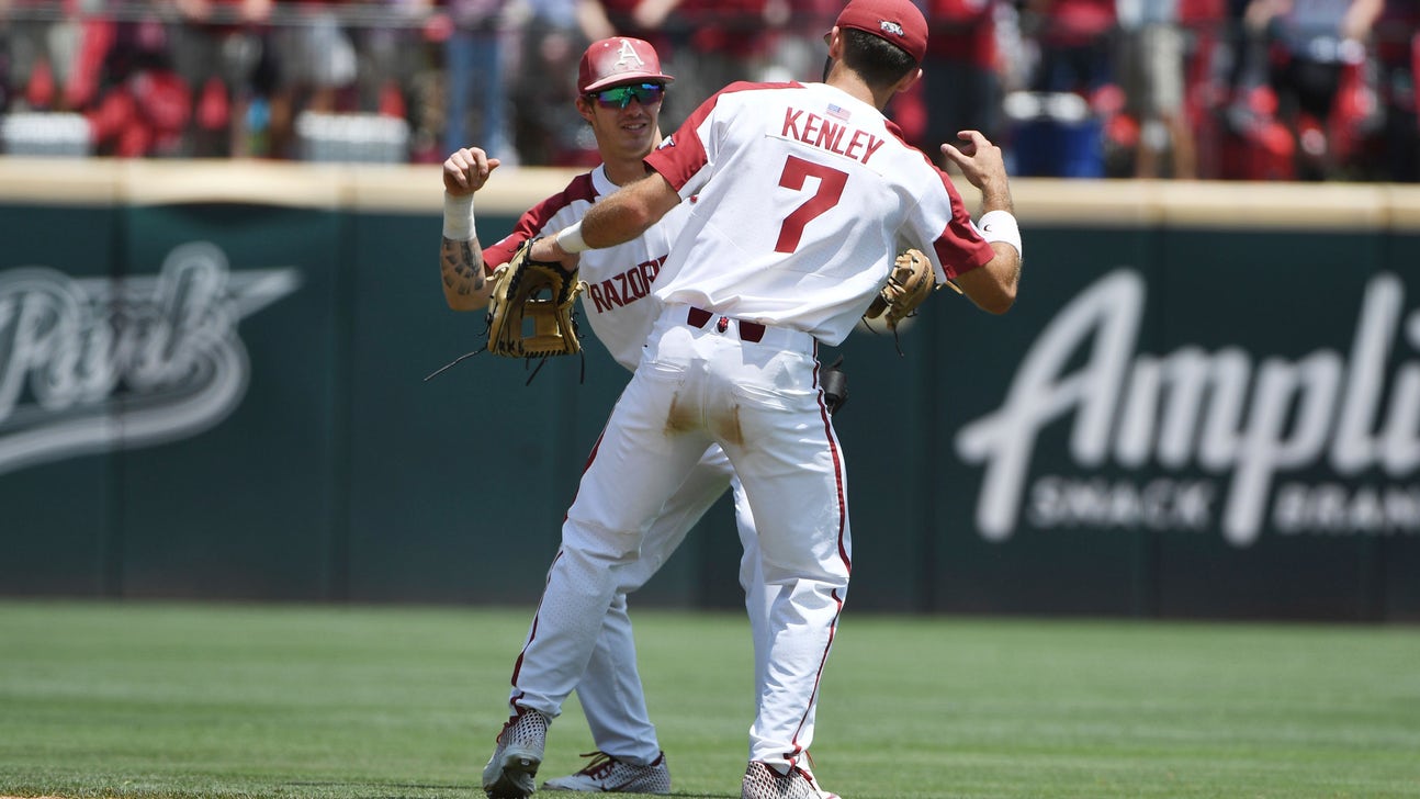 Arkansas whips Ole Miss 11-2 in super regional opener