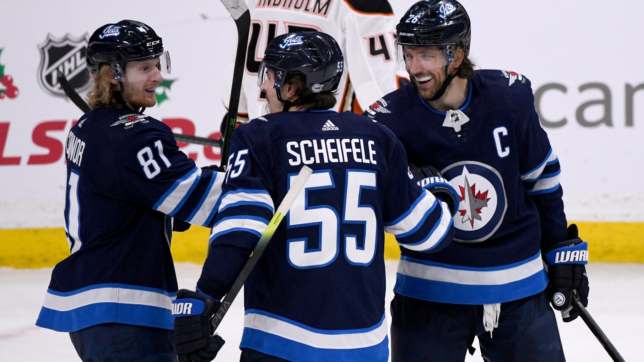 Scheifele leads Jets to 3-2 win over Ducks