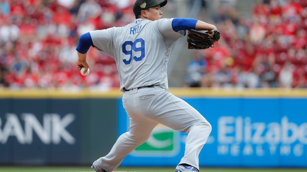 Ryu extends scoreless streak to 31 innings as Dodgers roll