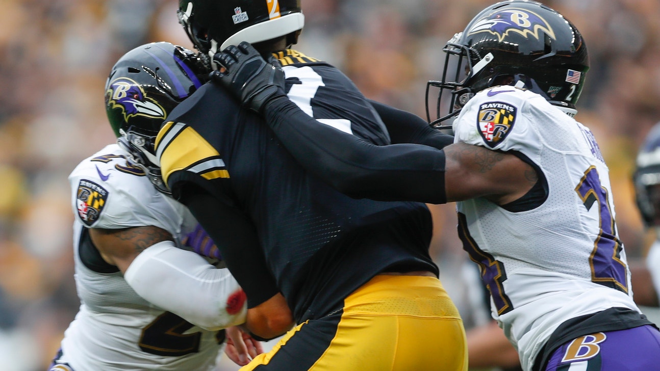 Rudolph exits after scary hit, Ravens edge Steelers in OT