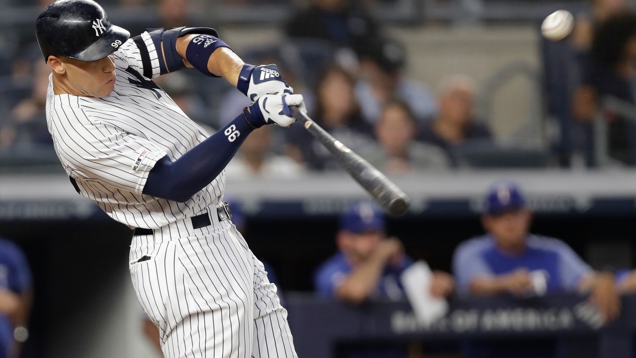 Judge extends power surge, Yankees beat Rangers 4-1