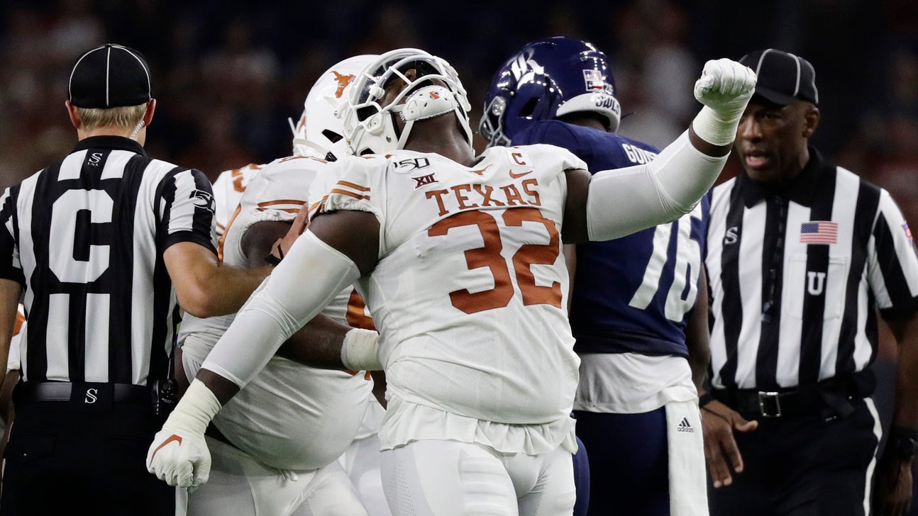 Ehlinger throws 3 TD passes, No. 12 Texas beats Rice 48-13