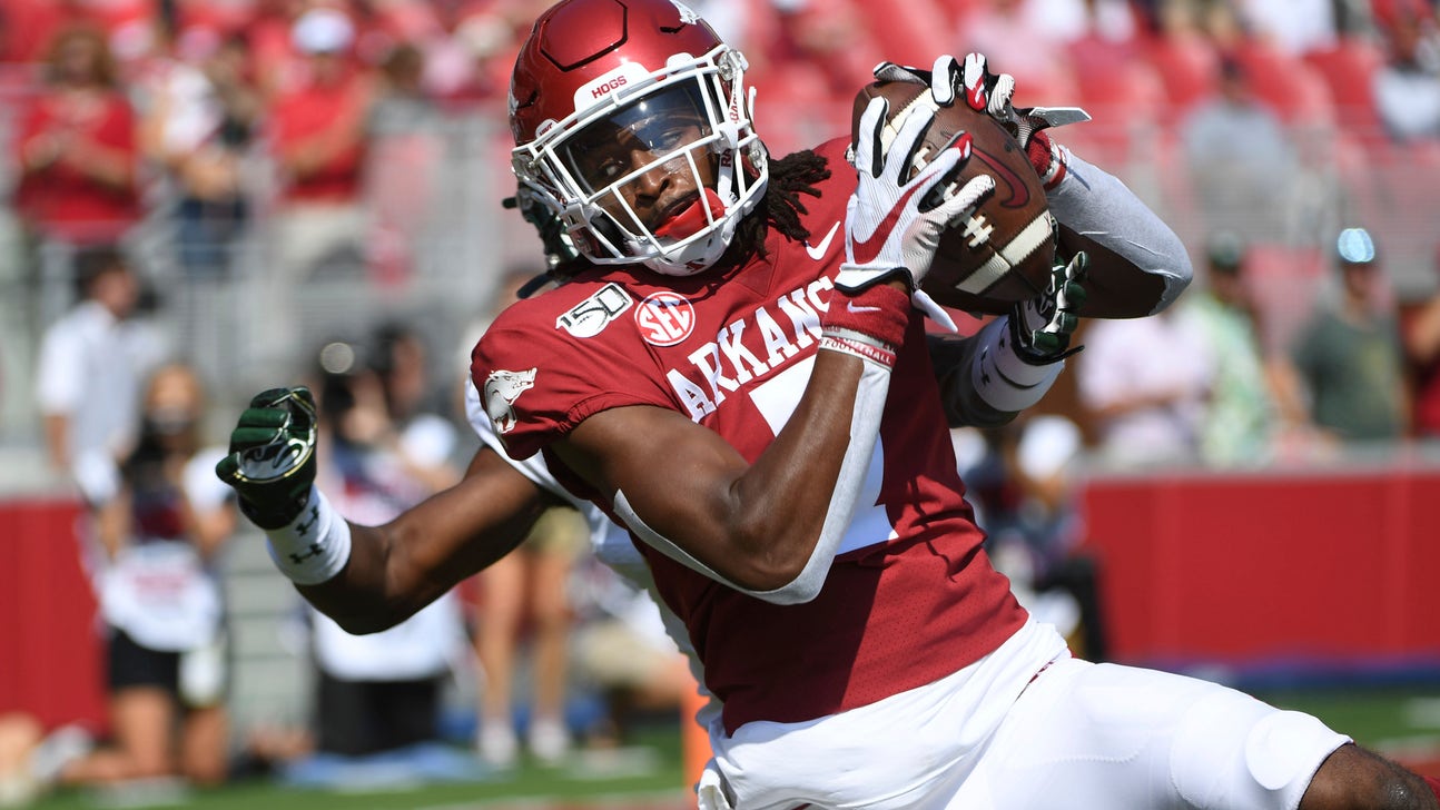 Starkel makes first start, leads Arkansas over Colorado St.