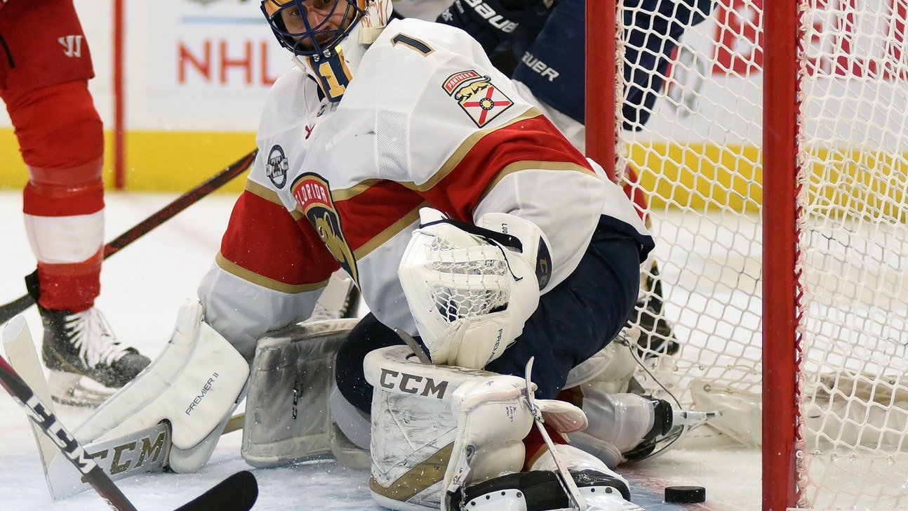 Panthers, behind Luongo’s 33 saves, beat Red Wings 2-1