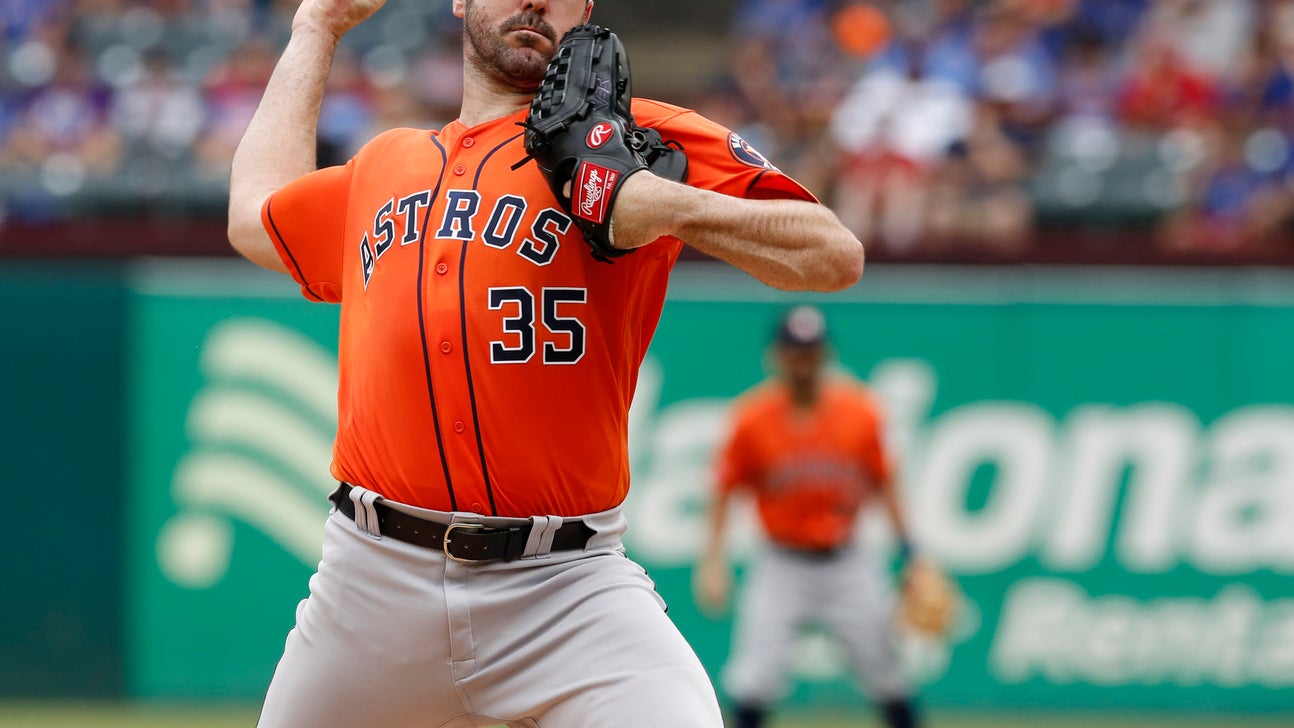 Verlander, Altuve lead Astros to 12-4 win over Rangers