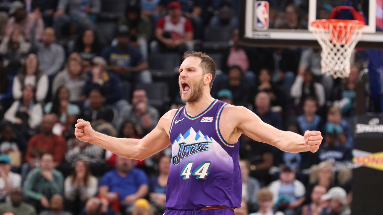 Bojan Bogdanovic scores 16 of 33 points in 4th for Jazz