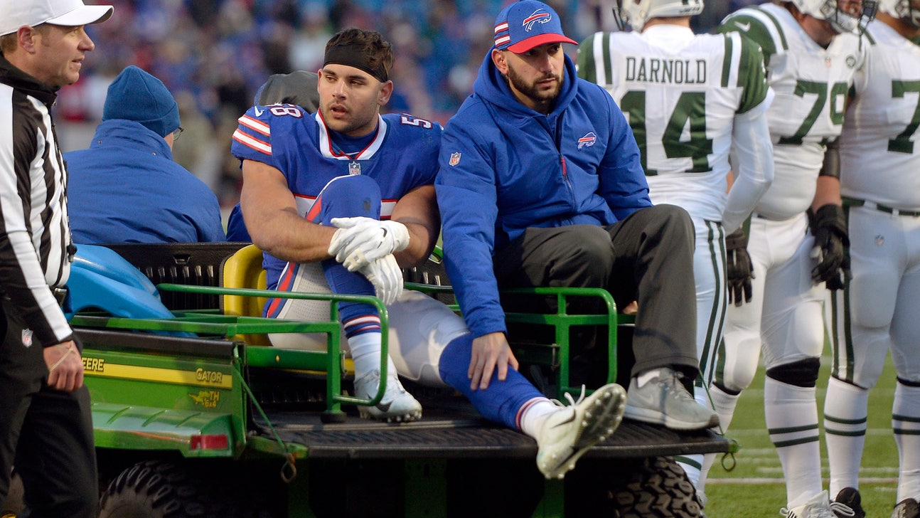 Bills linebacker Matt Milano out with broken left leg