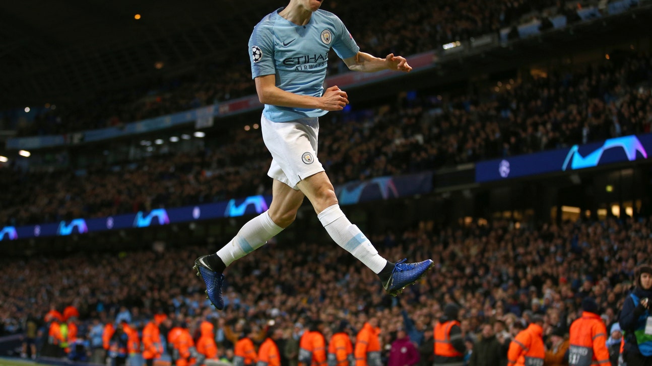 City routs Schalke 7-0, eases into Champions League quarters