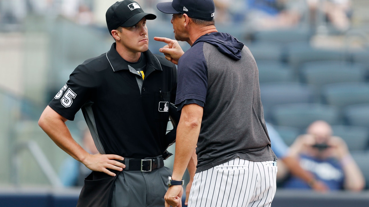 Boone ejected, directs profane rant at rookie umpire