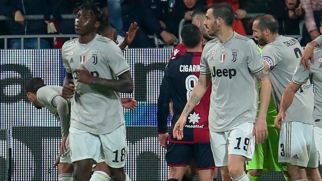 Rivals players stand up for Moise Kean after racist abuse