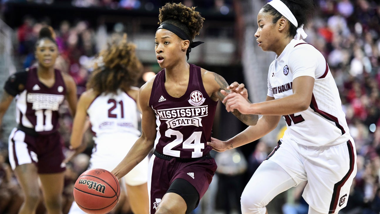 No. 1 South Carolina women beat No. 9 Mississippi St 81-79